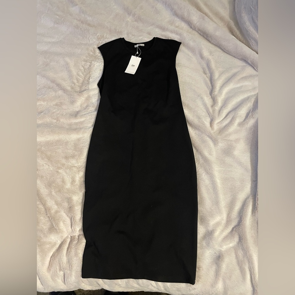 ZARA COLLECTION WOMAN/BASIC BLACK DRESS